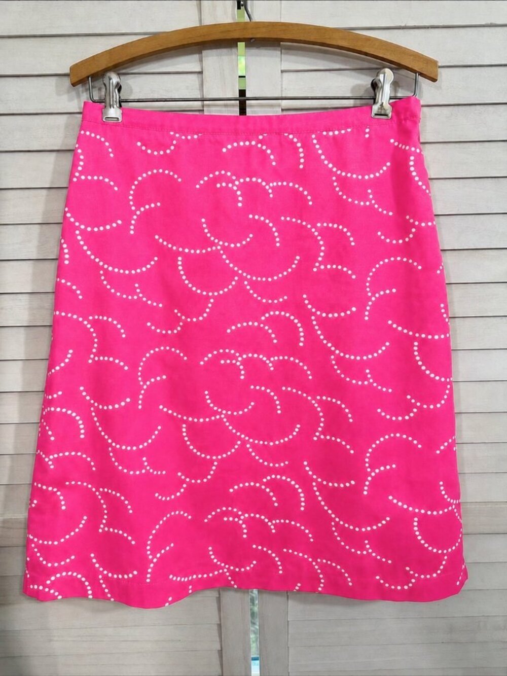 Boden Pink A-Line Cotton Skirt Size 6 6R - Picture 2 of 10